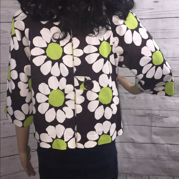 Catherine Stewart Retro Floral Print Jacket - New - Picture 5 of 8